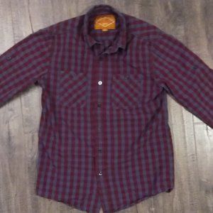 Red Camel Long Sleeve Casual Checkered Shirt